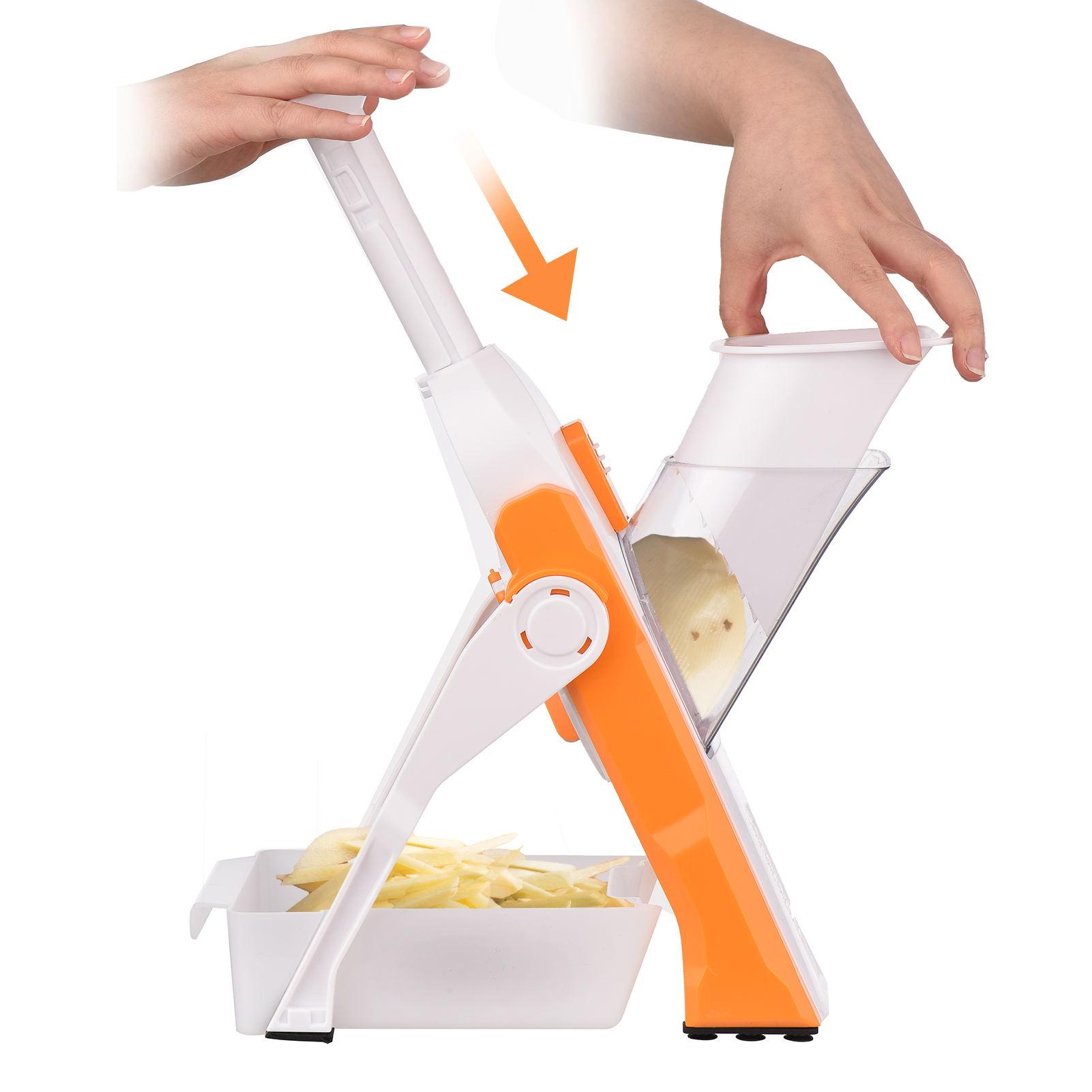 Dụng cụ cắt rau củ nhà bếp an toàn, điều chỉnh được bằng đá mandoline