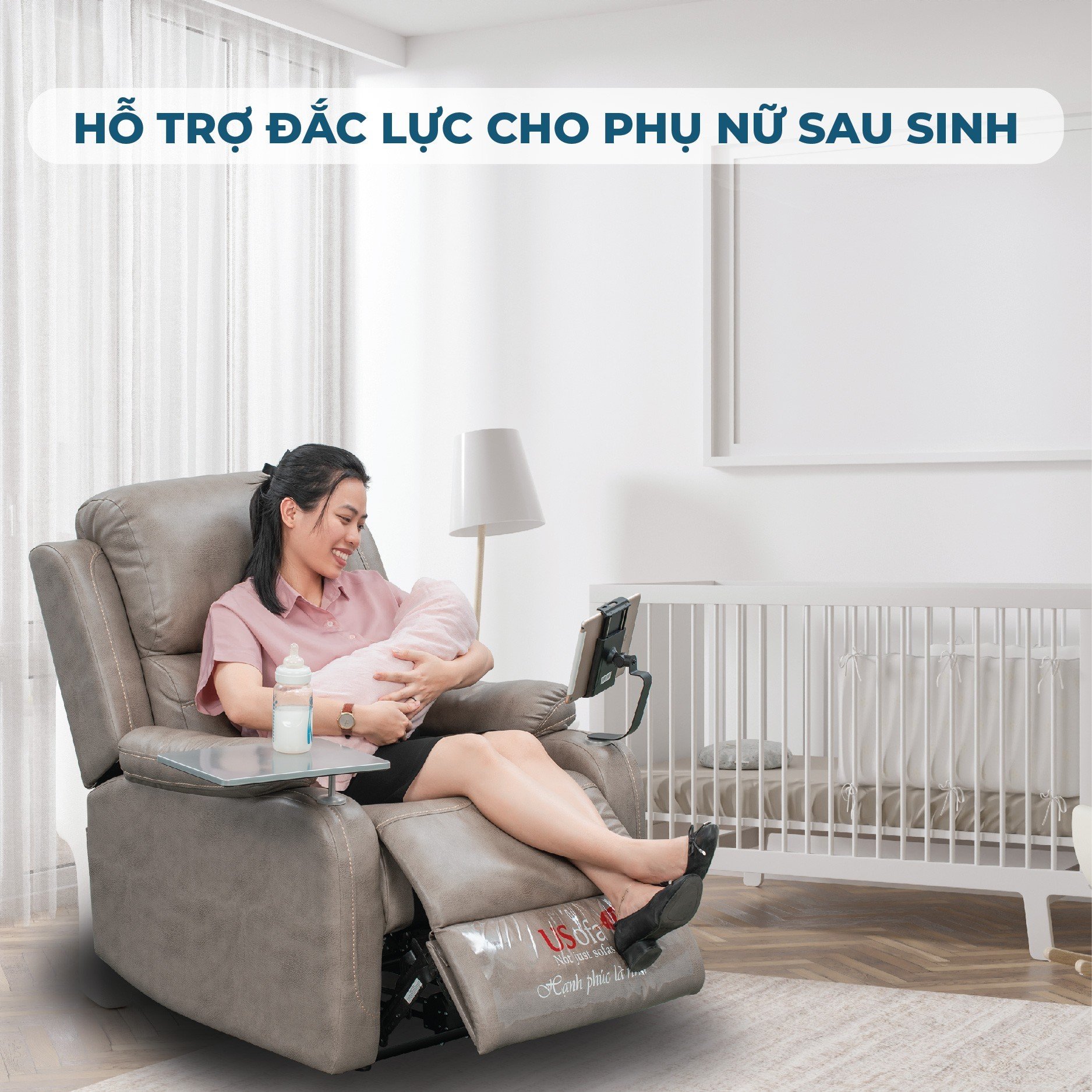 Ghế ngồi cho mẹ sau sinh | Ghế chăm sóc khỏe cho mẹ bầu của dòng Ghế Yêu Thương Collection GYT