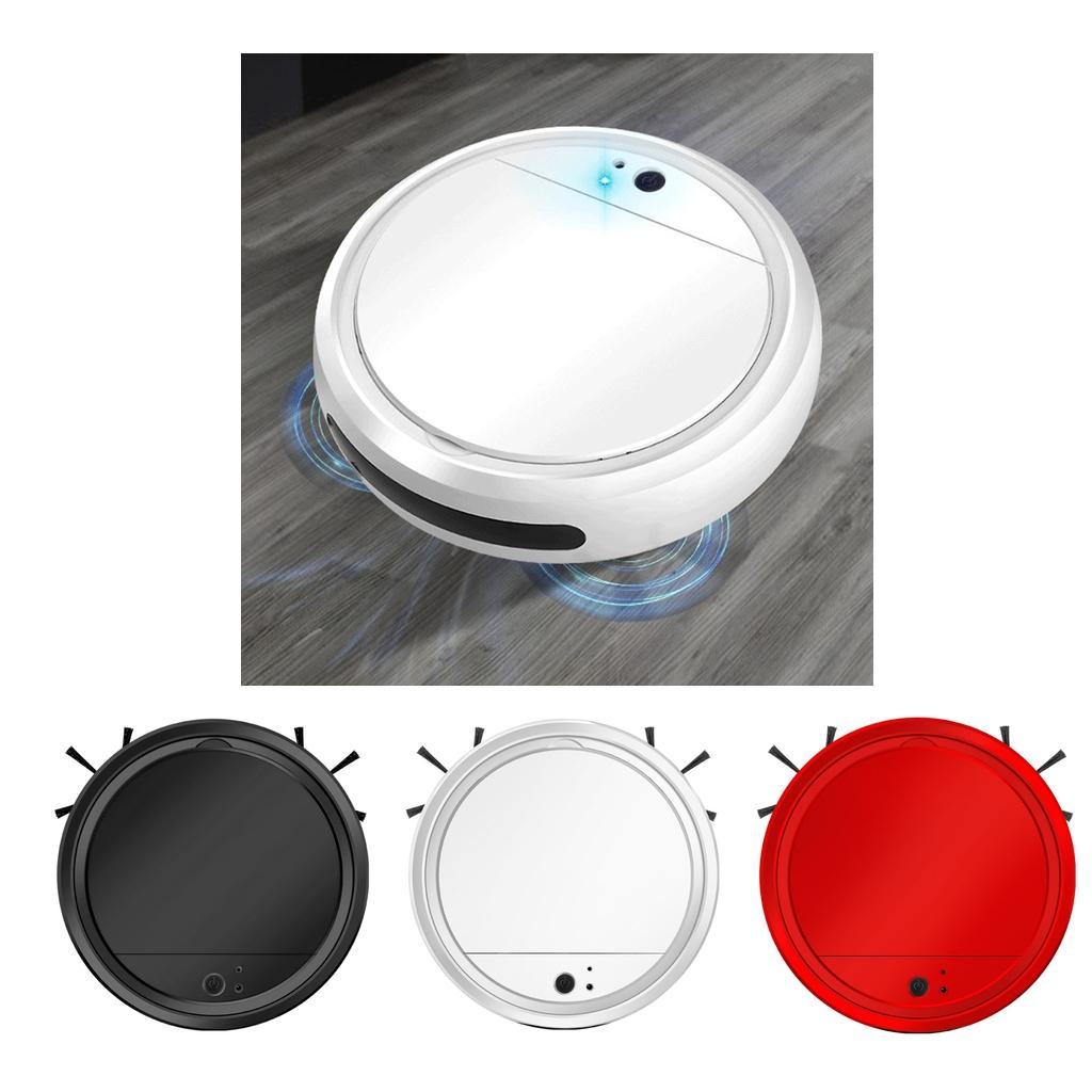 Automatic Mopping Sweeper Ultraviolet Sterilization Vacuum Cleaner 7cm Red