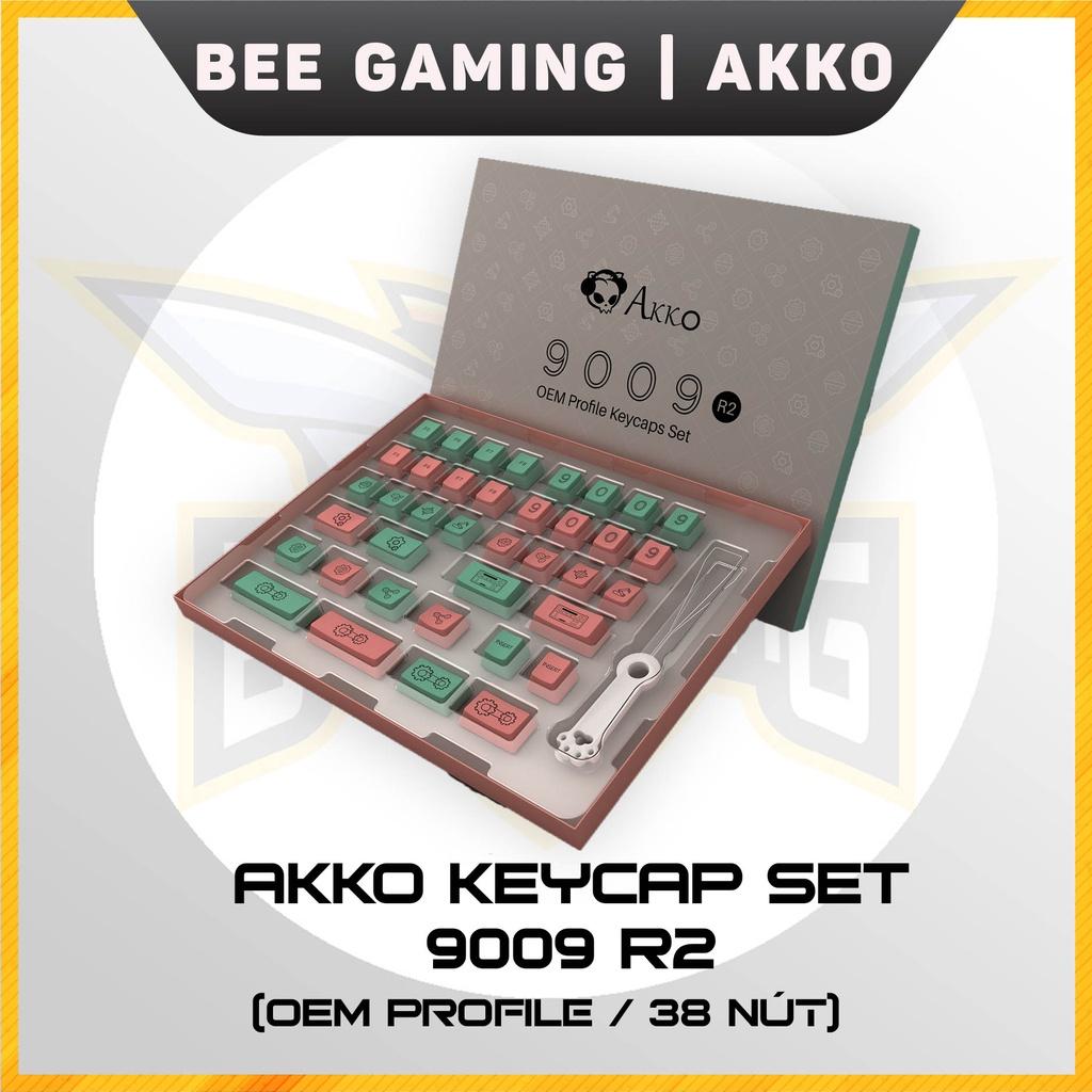 Bộ keycap chính hãng AKKO - 9009 Retro R2 (38 nút / Chất liệu: PBT Dye-Subbed)