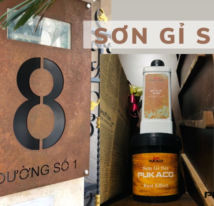 SƠN GỈ SÉT PUKACO-R006 (hiệu ứng gỉ sét thật 100%)