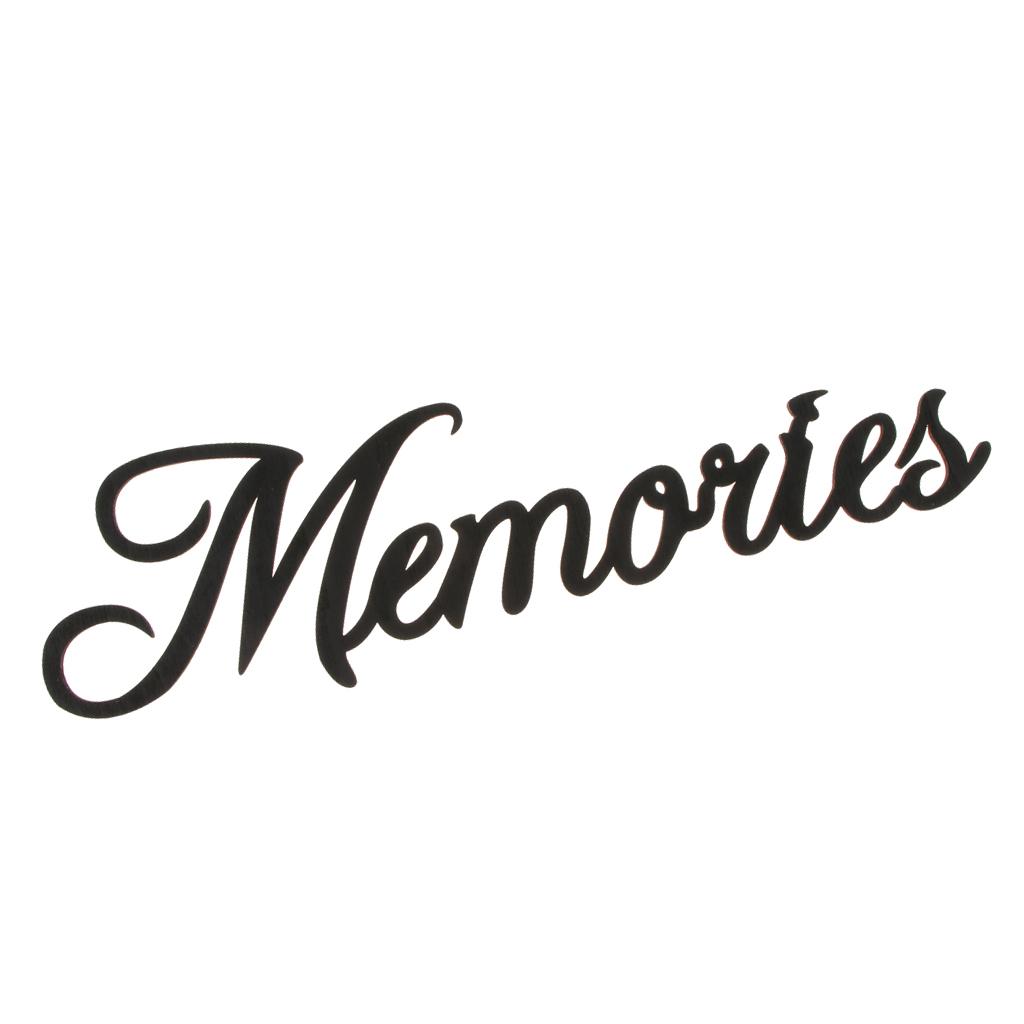 Memories Wooden Sign Home Wedding Wall Art Home Decoration Black