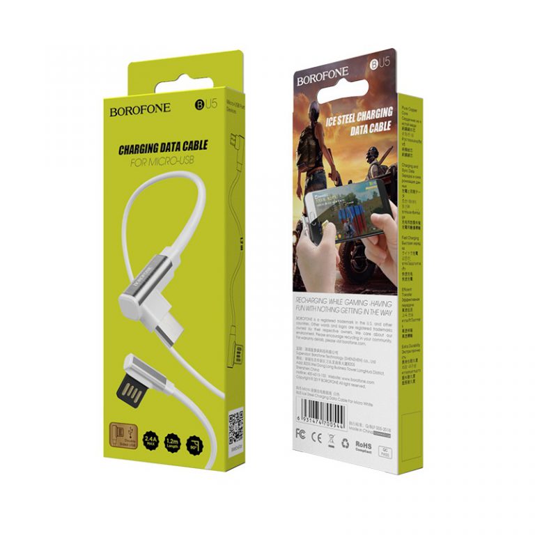 Dây Cáp Sạc BOROFONE BU5 Cổng Micro 1,2m - Hàng Chính Hãng