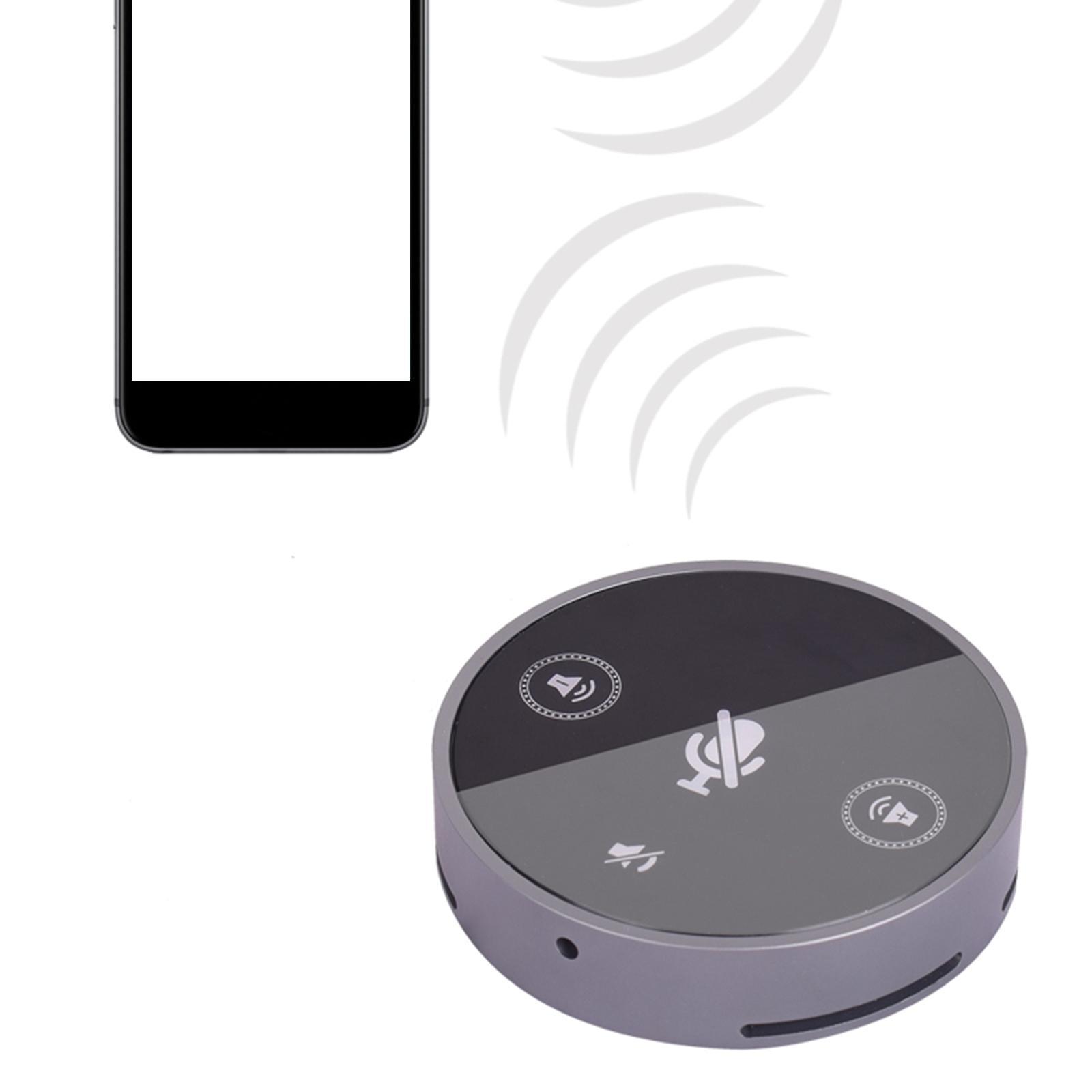 USB Microphone Bluetooth Computer Speakers with Microphone Voice Pickup Conference USB Microphone Desktop Mic for Recording Chatting People