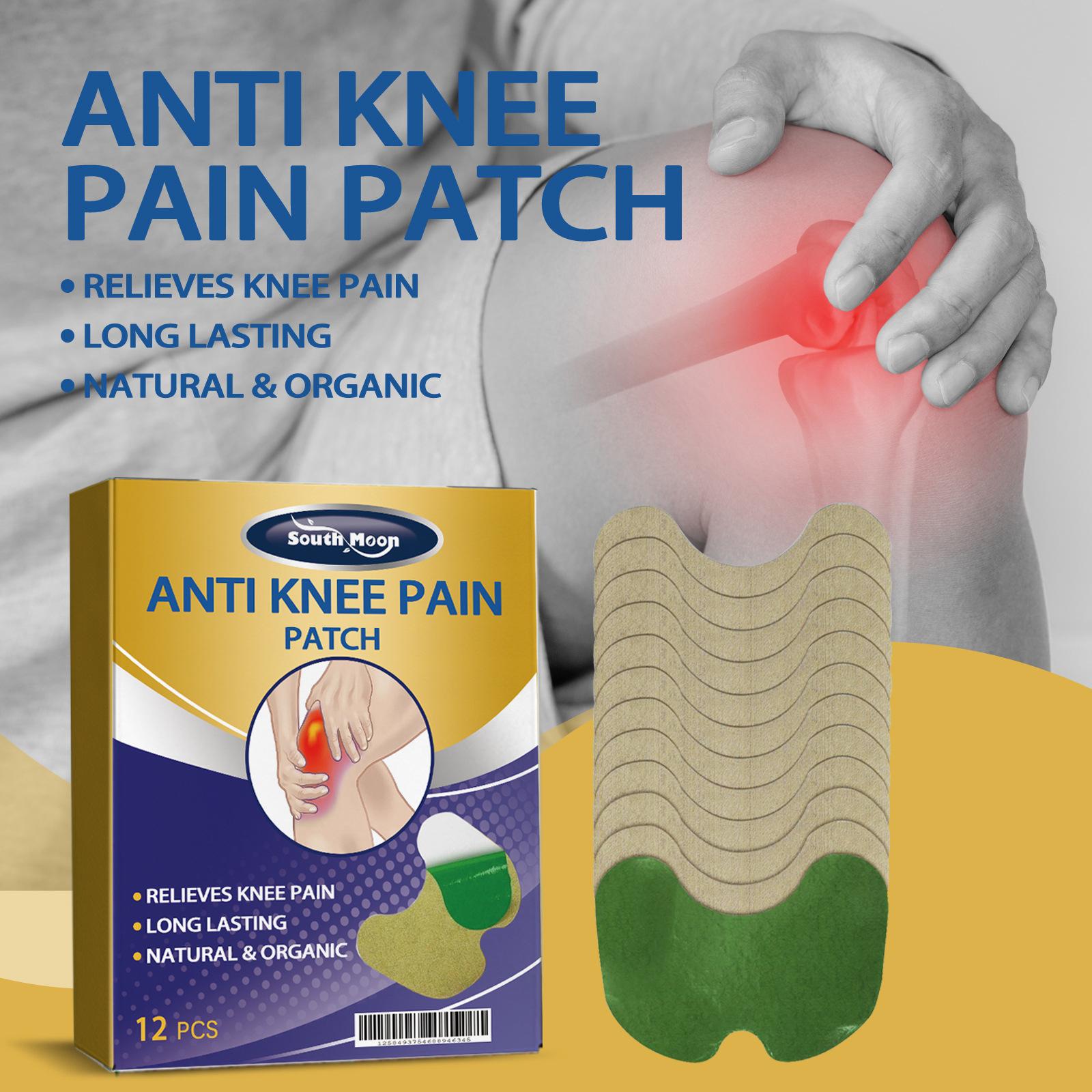 South Moon 12pcs Anti Knee Pain Patch Knee Strain Relief Soreness and Weakness Revitalising Tendon Body Patch