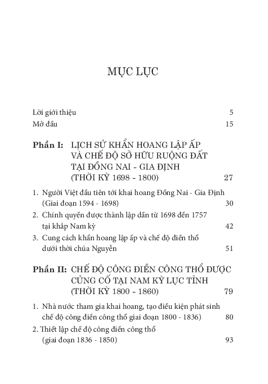 Chế Độ Công Điền Công Thổ Trong Lịch Sử Khẩn Hoang Lập Ấp Ở Nam Kỳ Lục Tỉnh