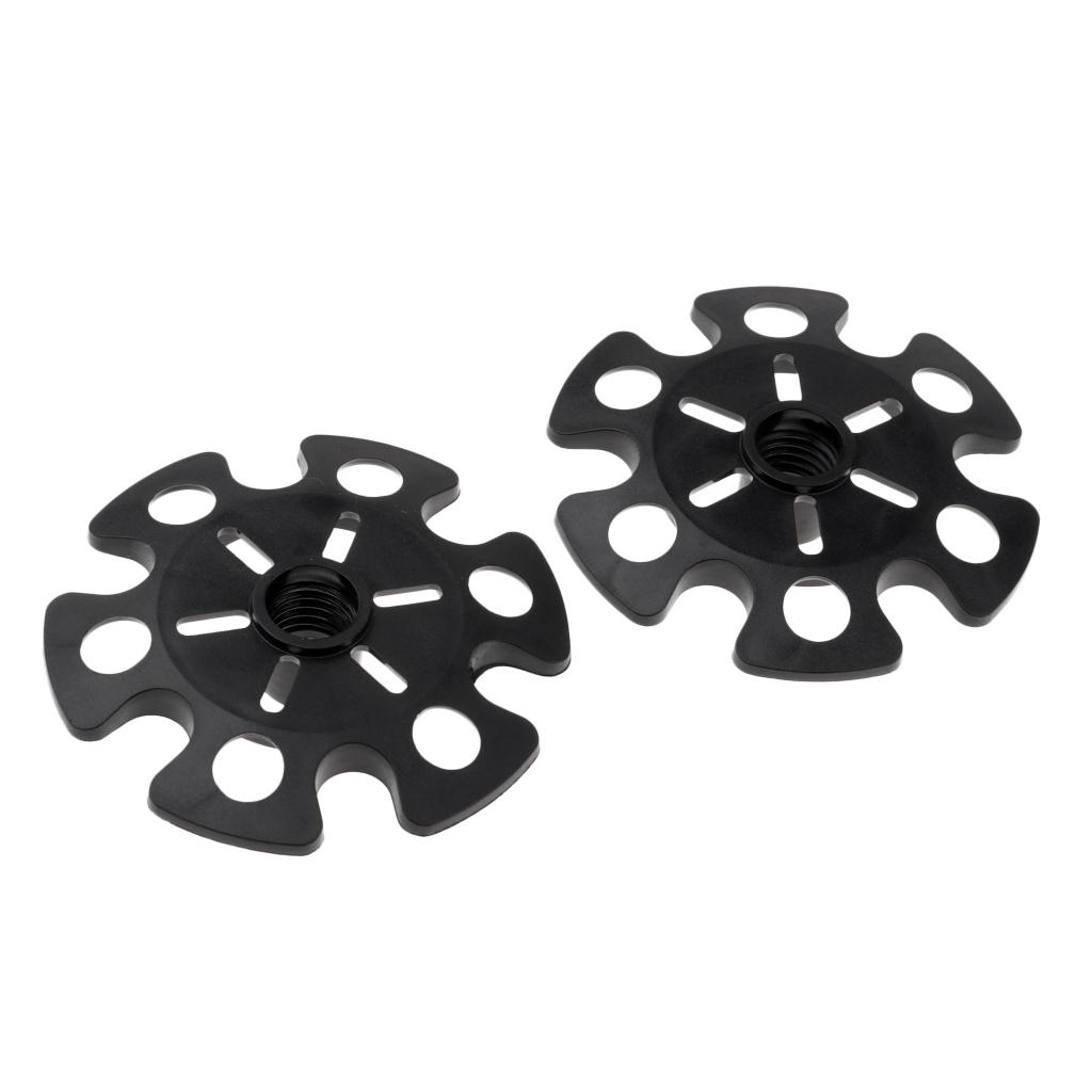 2pcs Climbing Trekking Pole Tips Snowflake Walking Stick Guard Replacement