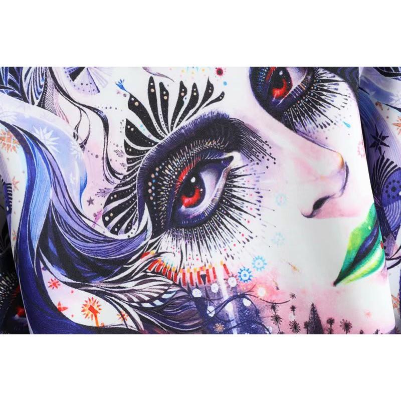 Áo Thun Tay Dài In Hình Anime 3d Cá Tính Cho Nam Nữ