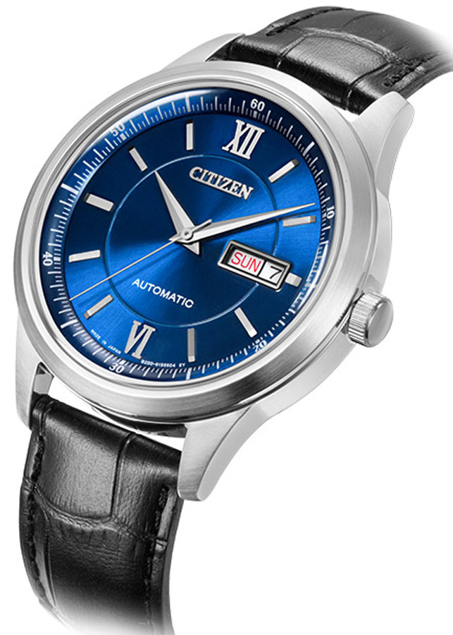 Đồng Hồ Nam Citizen Dây Da NY4050-03L - Mặt Xanh