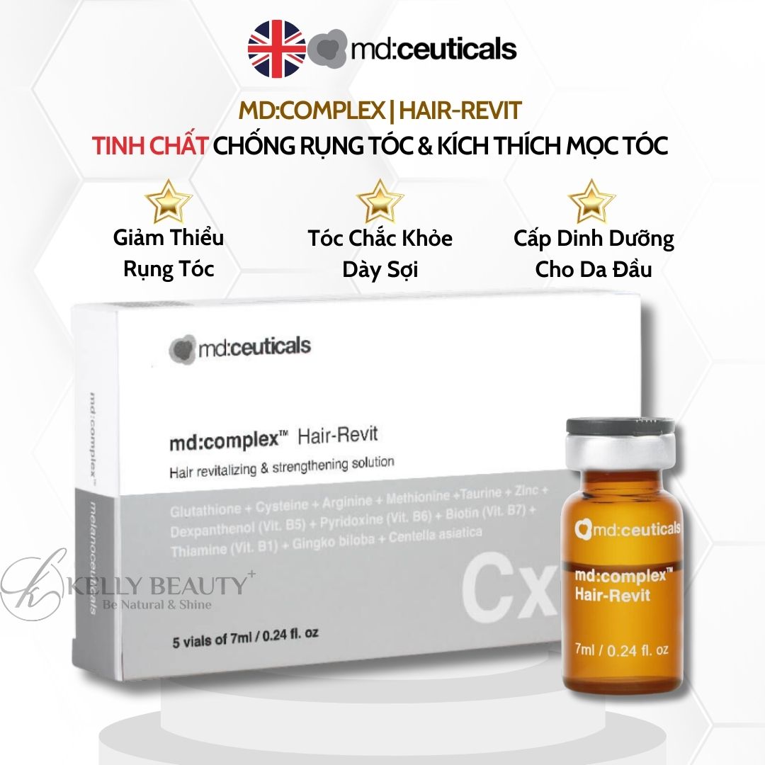 Tinh Chất Giảm Rụng Tóc, Kích Thích Mọc Tóc MD:COMPLEX Hair Revit CX - md:ceuticals | Kelly Beauty