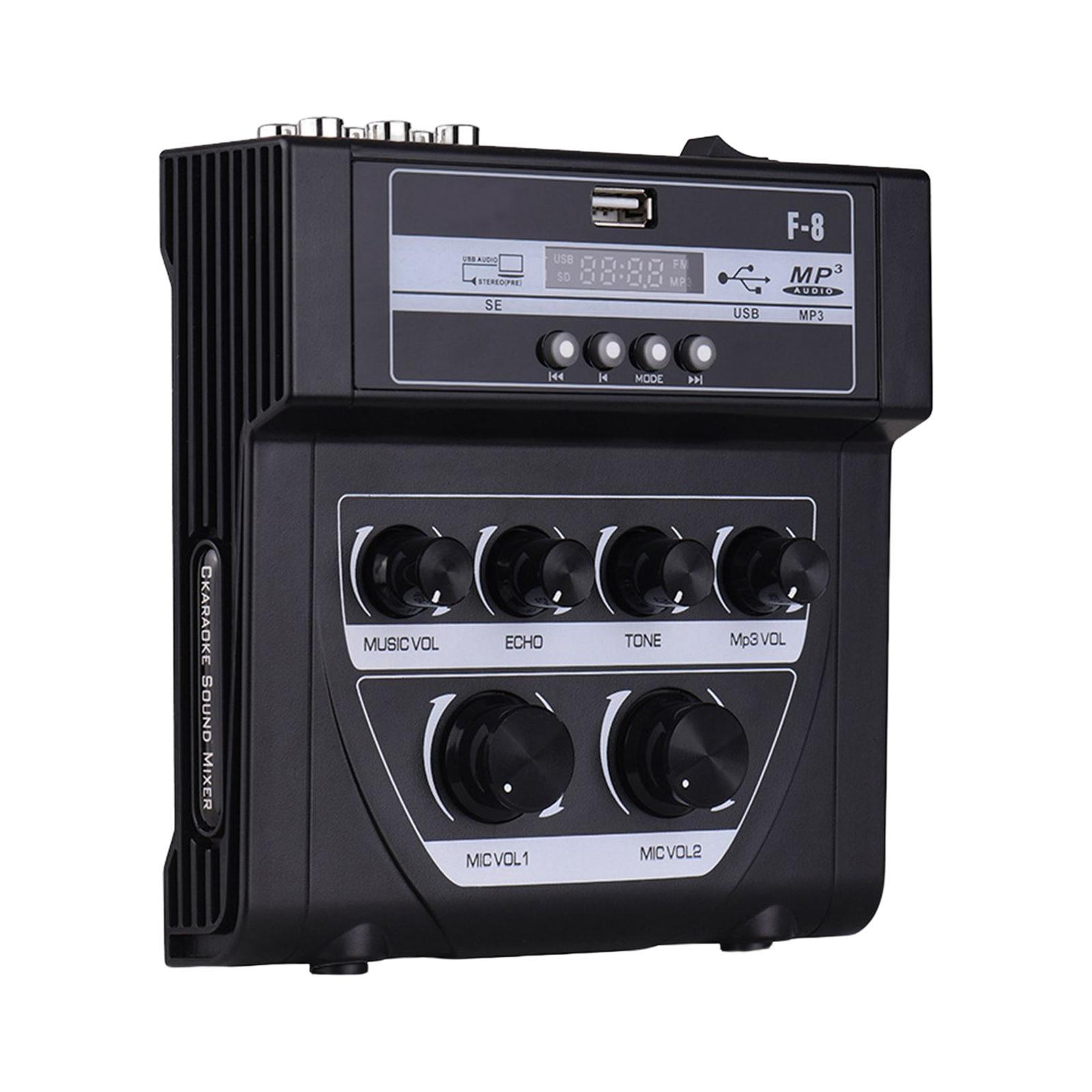 Mic Mixer Audio Sound Mixing Board Sound Mixing Console for Live Broadcast