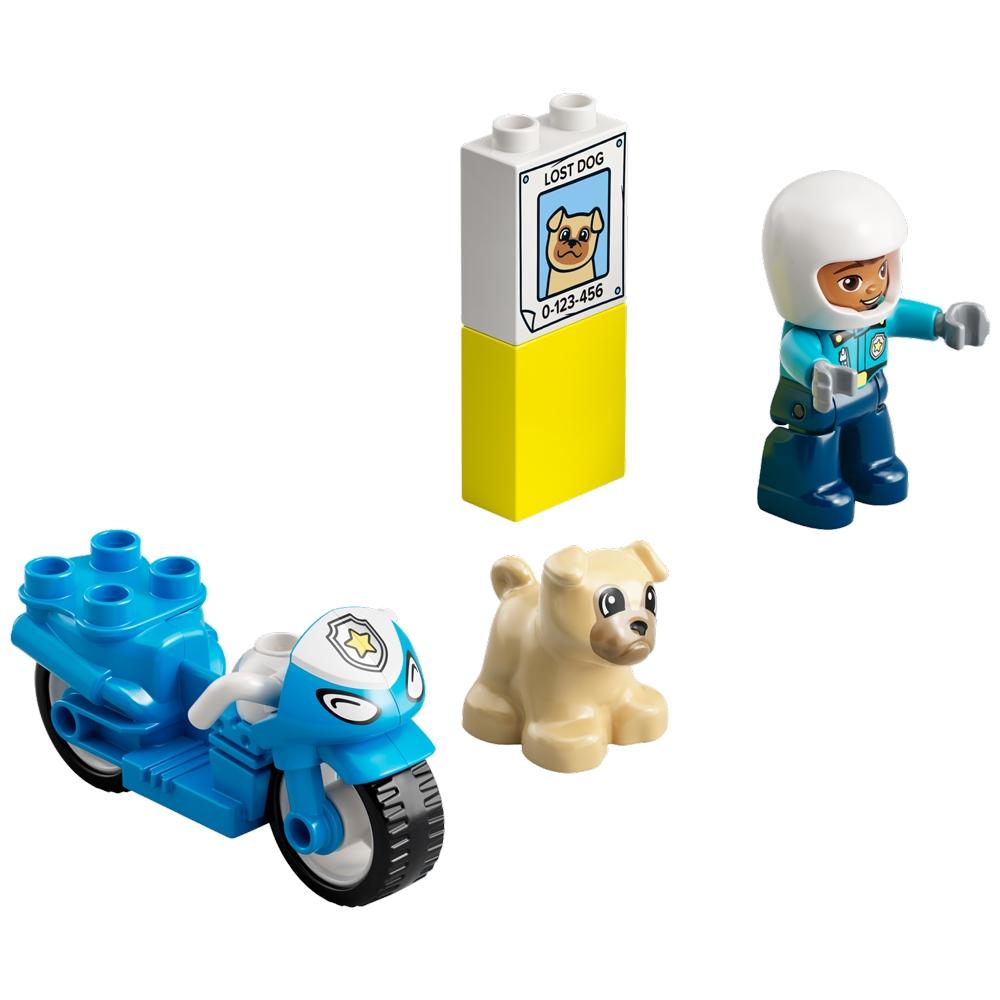 Đồ Chơi Lắp Ráp Lego Duplo 10967 - Police Motorcycle (5 Mảnh Ghép)
