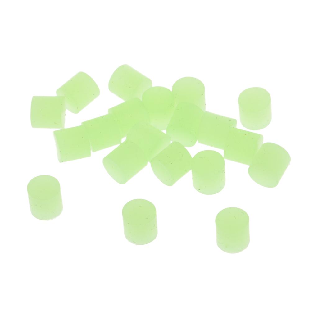 20 Pcs Fishing Floating Beads Float Stopper Float Tackles Luminous Green