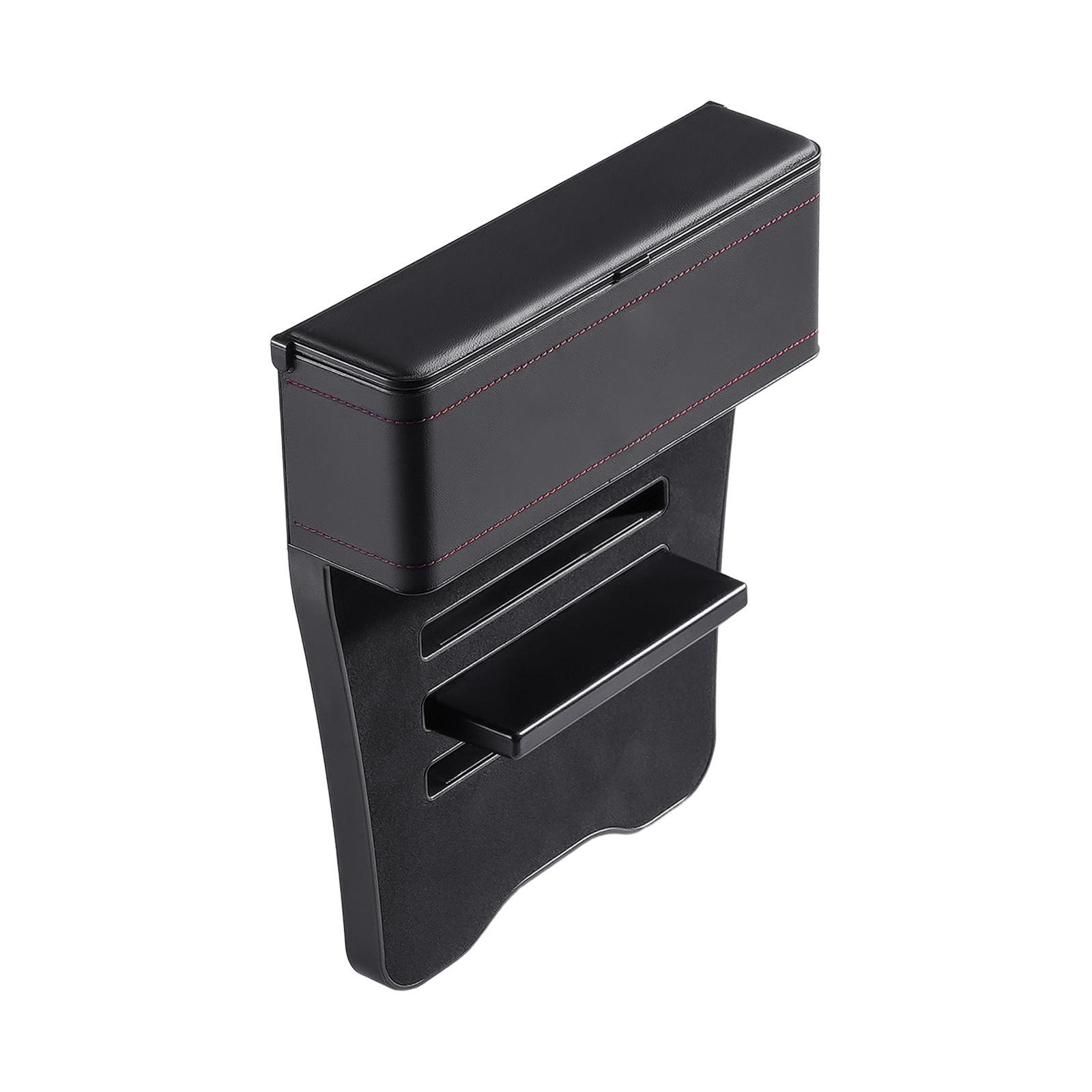 Seat Crevice Storage Box Portable Front Seat Organizer for Keys Cards Small Items
