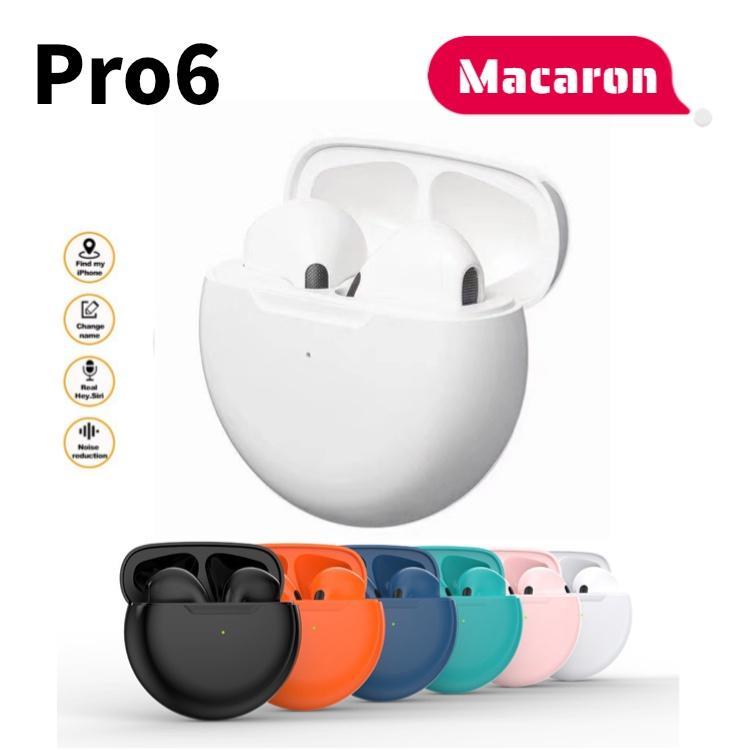 Tai nghe không dây Pro6 TWS Chống Thấm Nước Có 7 Màu Sắc Chọn Lựa