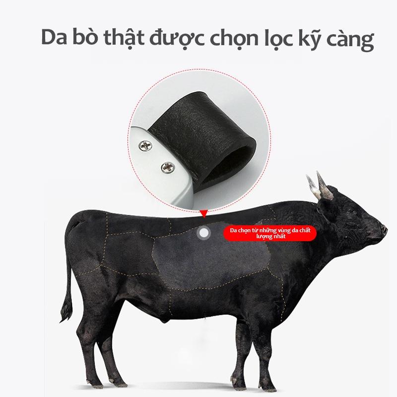Móc khoá da bò thép đa năng cao cấp Cabule gài thắt lưng - Móc khoá cho xe ô tô, xe máy tinh tế, bền chắc