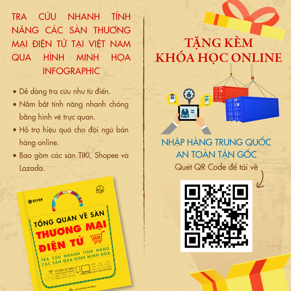 Tổng Quan Về Sàn Thương Mại Điện Tử - Tra Cứu Nhanh Tính Năng Các Sàn Qua Hình Minh Họa - Bộ Sách Trên Lưng Khổng Tượng - Kinh Doanh Online