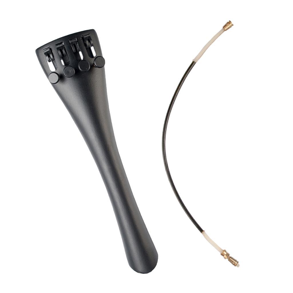 Aluminum Alloy Cello Tailpiece&Tailgut for Violin Cello Parts Accessories