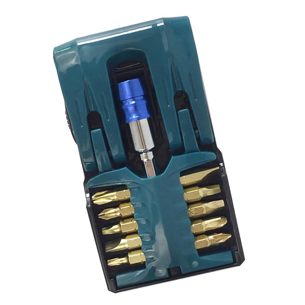 10pcs Hex Shank Security Bit with Extension Bit Precision Screwdriver Set