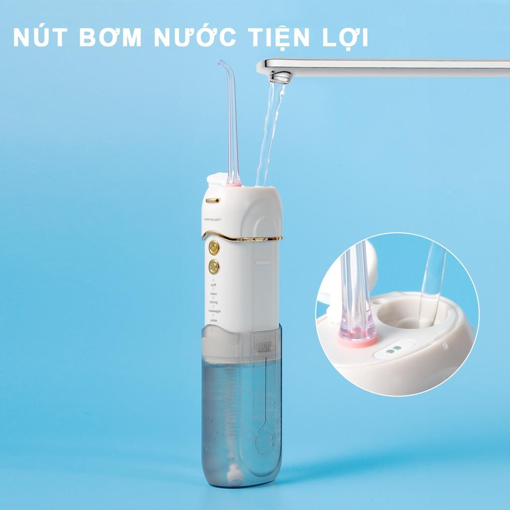 Máy Tăm Nước Du Lịch Cao Cấp WaterPush CY-1904 White - Siêu nhỏ gọn - 1 đổi 1 Online 12 tháng