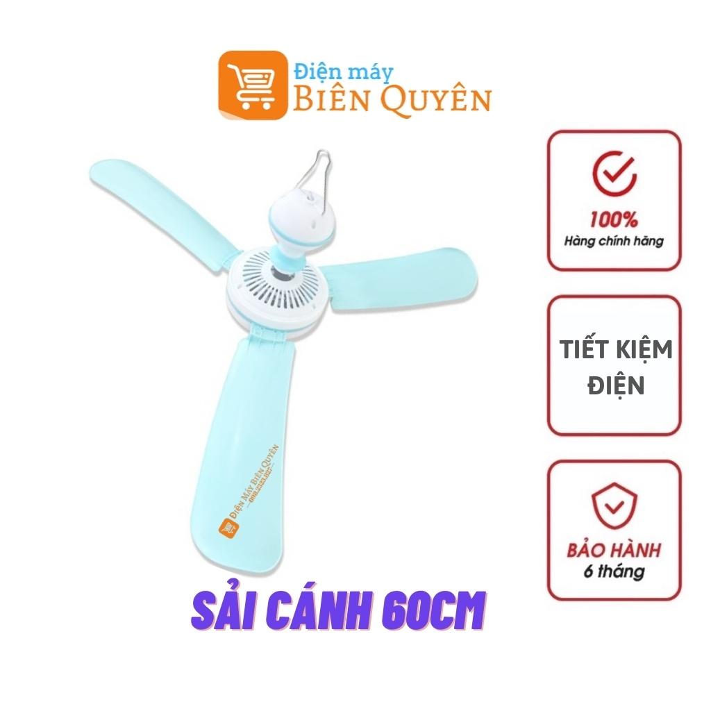Quạt Trần Mini Quạt Treo Màn 3 Cánh Sải Cánh 60cm Siêu Mát Tiết Kiệm Điện