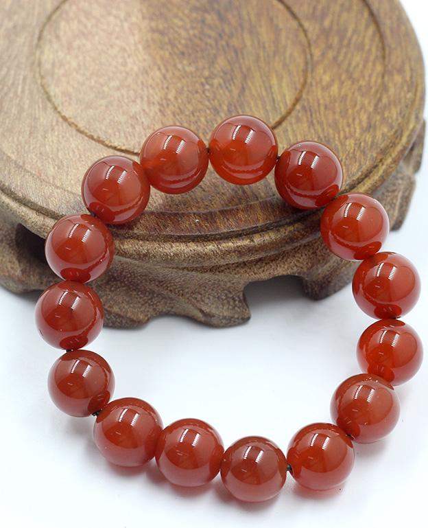 Vòng Tay Mã Não Đỏ 12MM