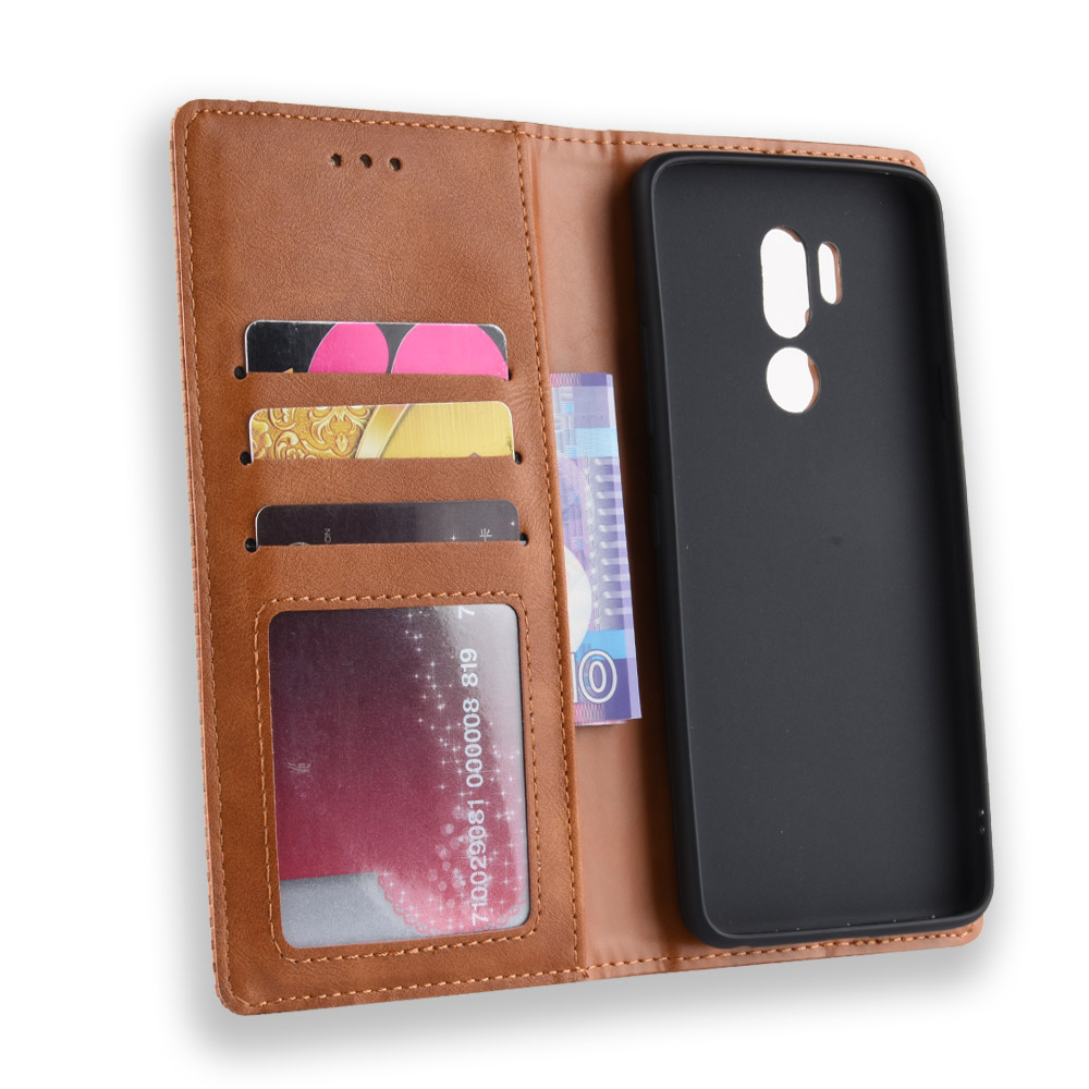 Bao da dạng ví, nam châm dành cho LG G7 ThinQ Luxury Leather Case - Hàng nhập khẩu
