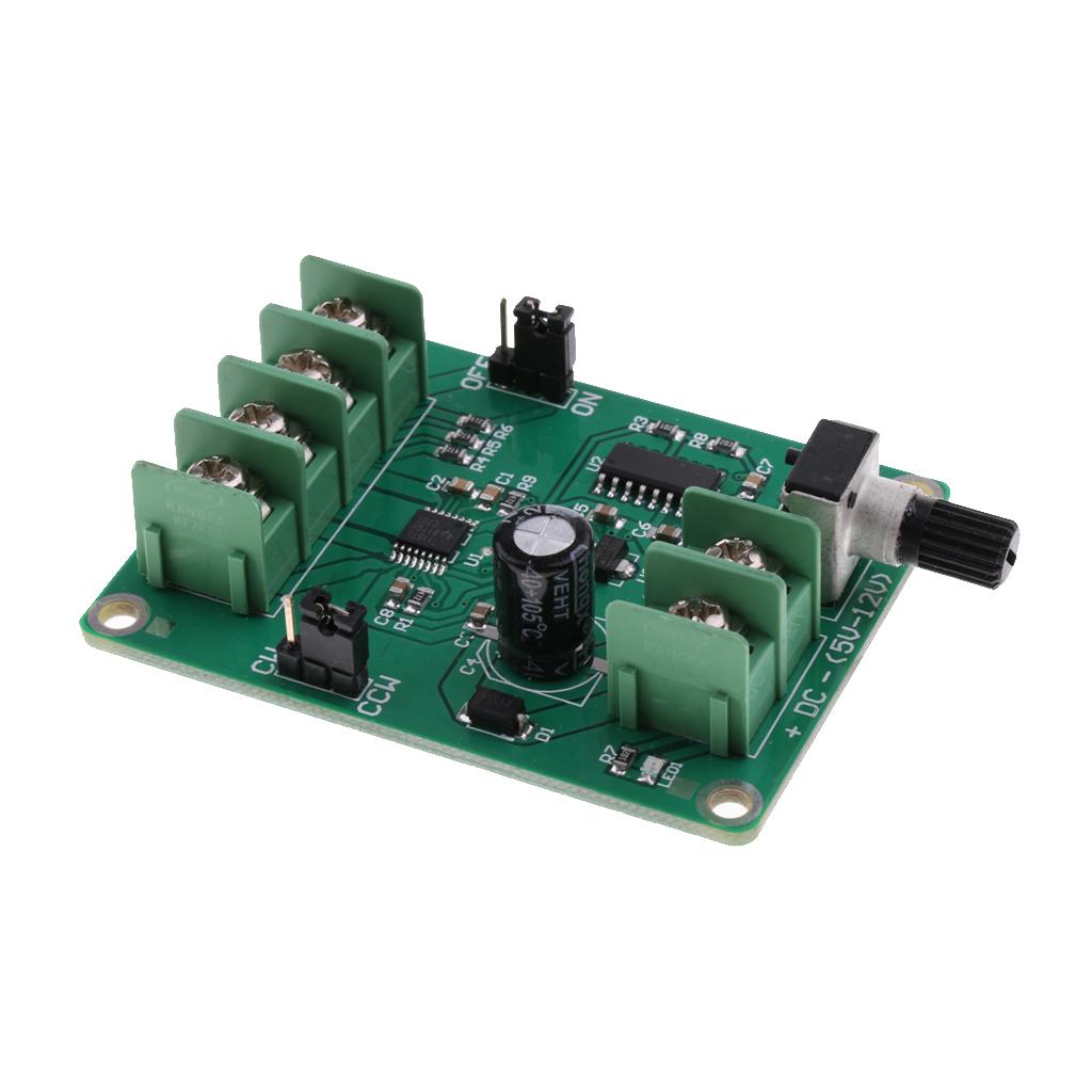 9-12V DC Brushless Motor Driver Board For Hard Drive 3/4 Wire Green