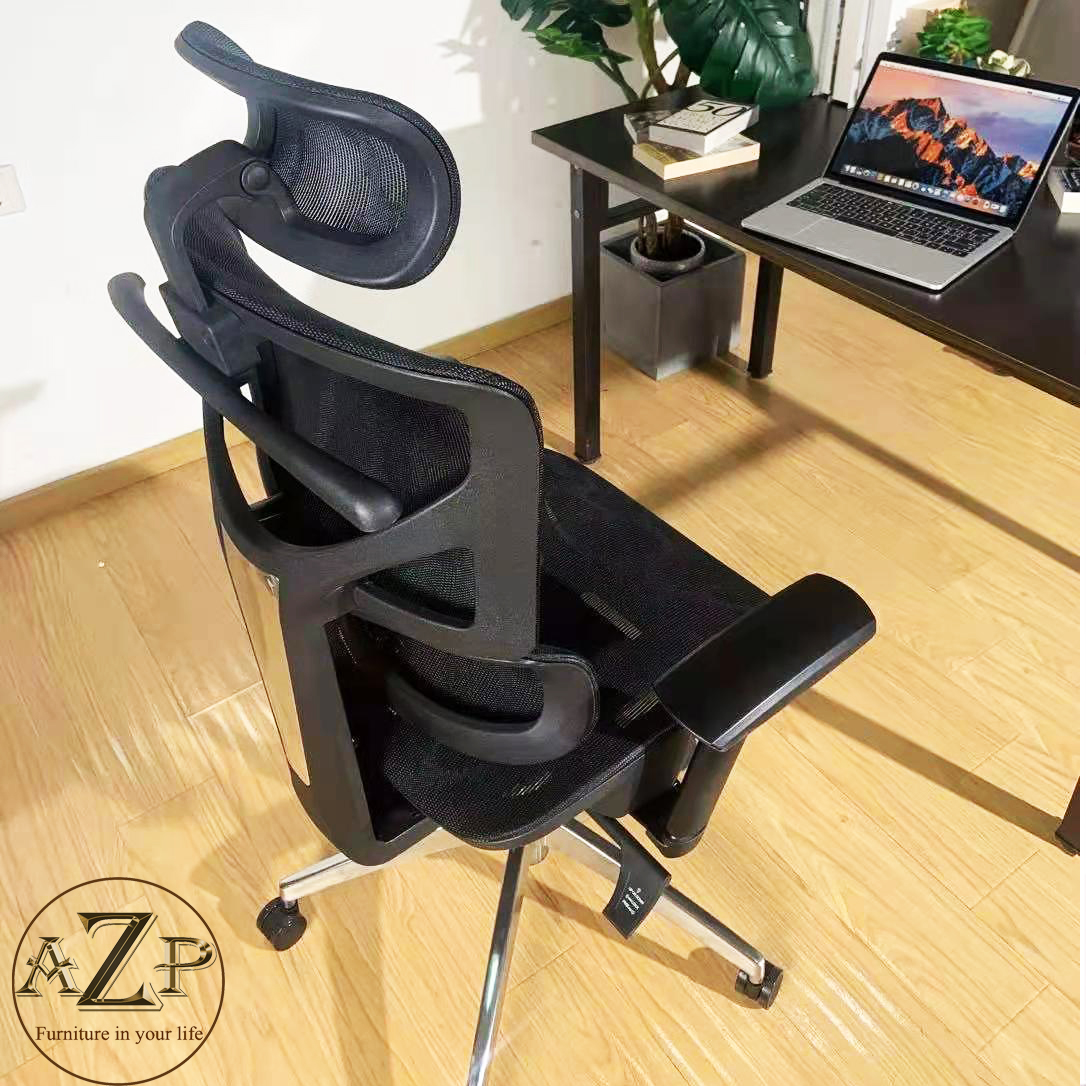 Ghế Văn Phòng Công Thái Học FULL Lưới hàng Nhập Khẩu với thiết kế Ergonomic Tốt cho Lưng, Siêu Phẩm bán chạy nhất thị trường 2022 AZP-ATUM