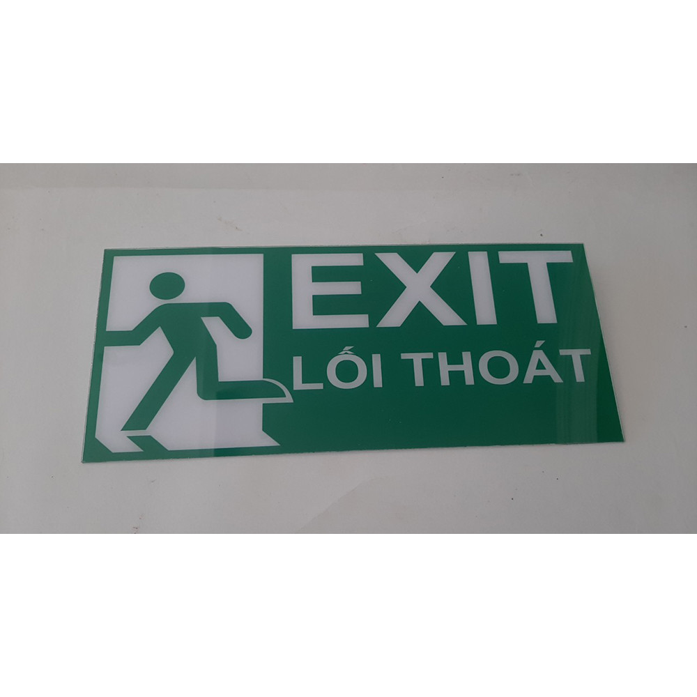 Bảng Exit Lối Thoát mica