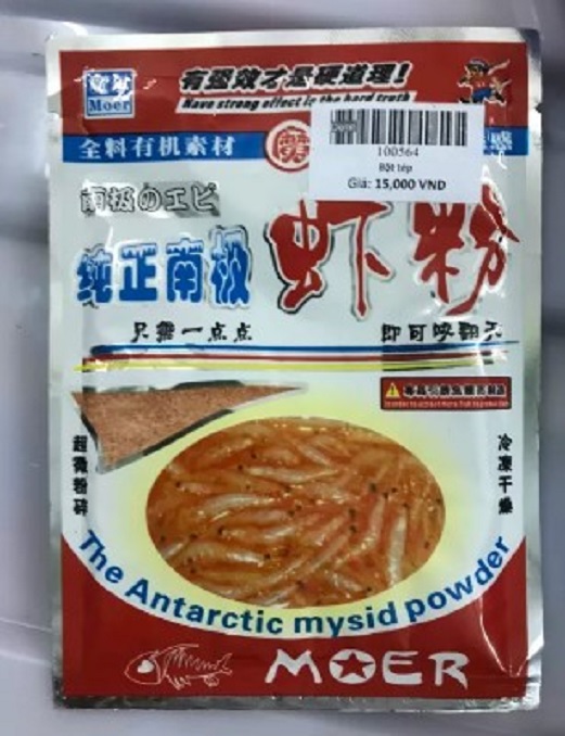 Bột tép câu cá