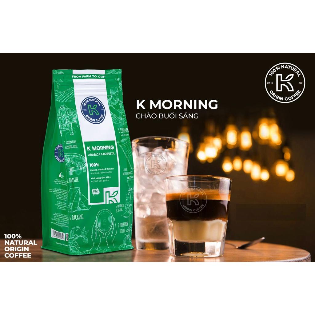 Cà Phê Rang Xay Nguyên Chất K Morning New 227g