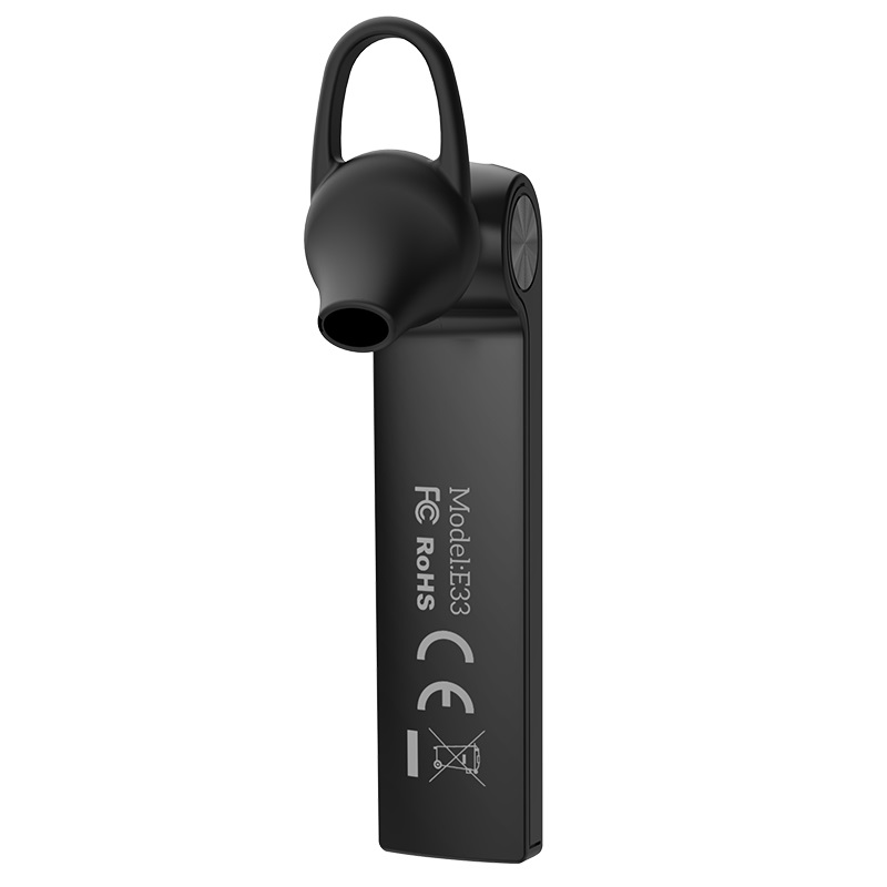 Tai nghe Bluetooth nhét tai Hoco E33 màu đen nghe gọi lên đến 4 giờ  - Hàng chính hãng