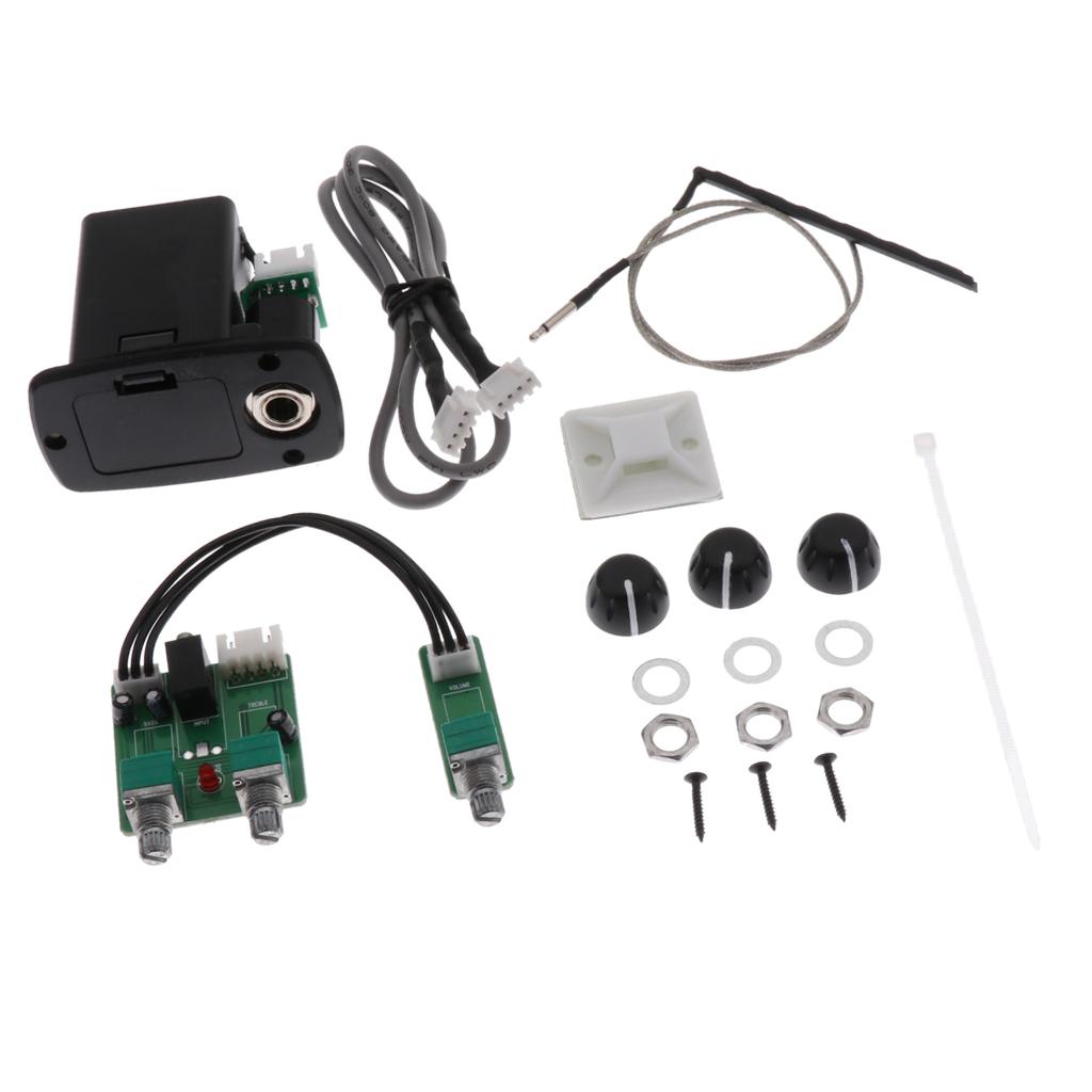 Handmade Guitar Pickup Preamp Amp For Folk Classcial Guitar Accessories