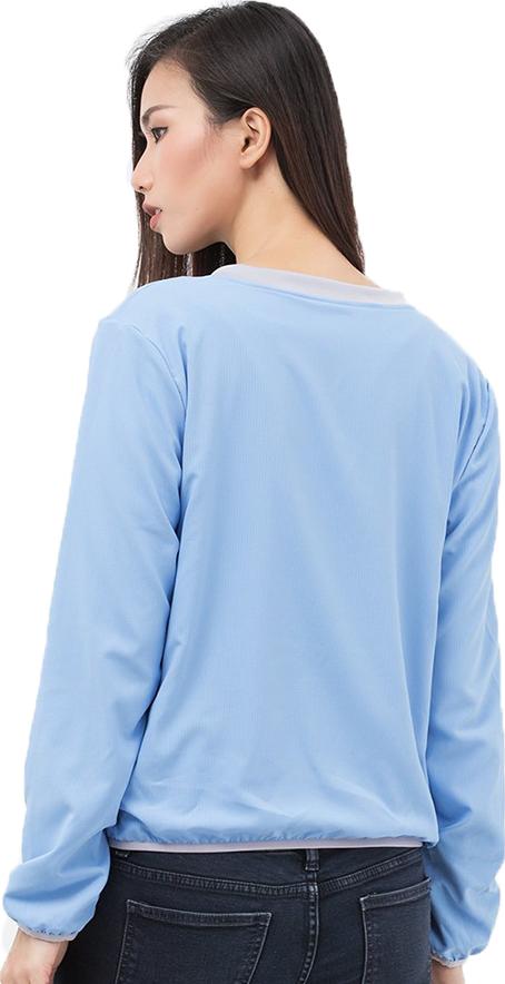 Áo khoác nữ chống nắng UPF50+  Deep Sky Blue Zigzag JAC00301 size