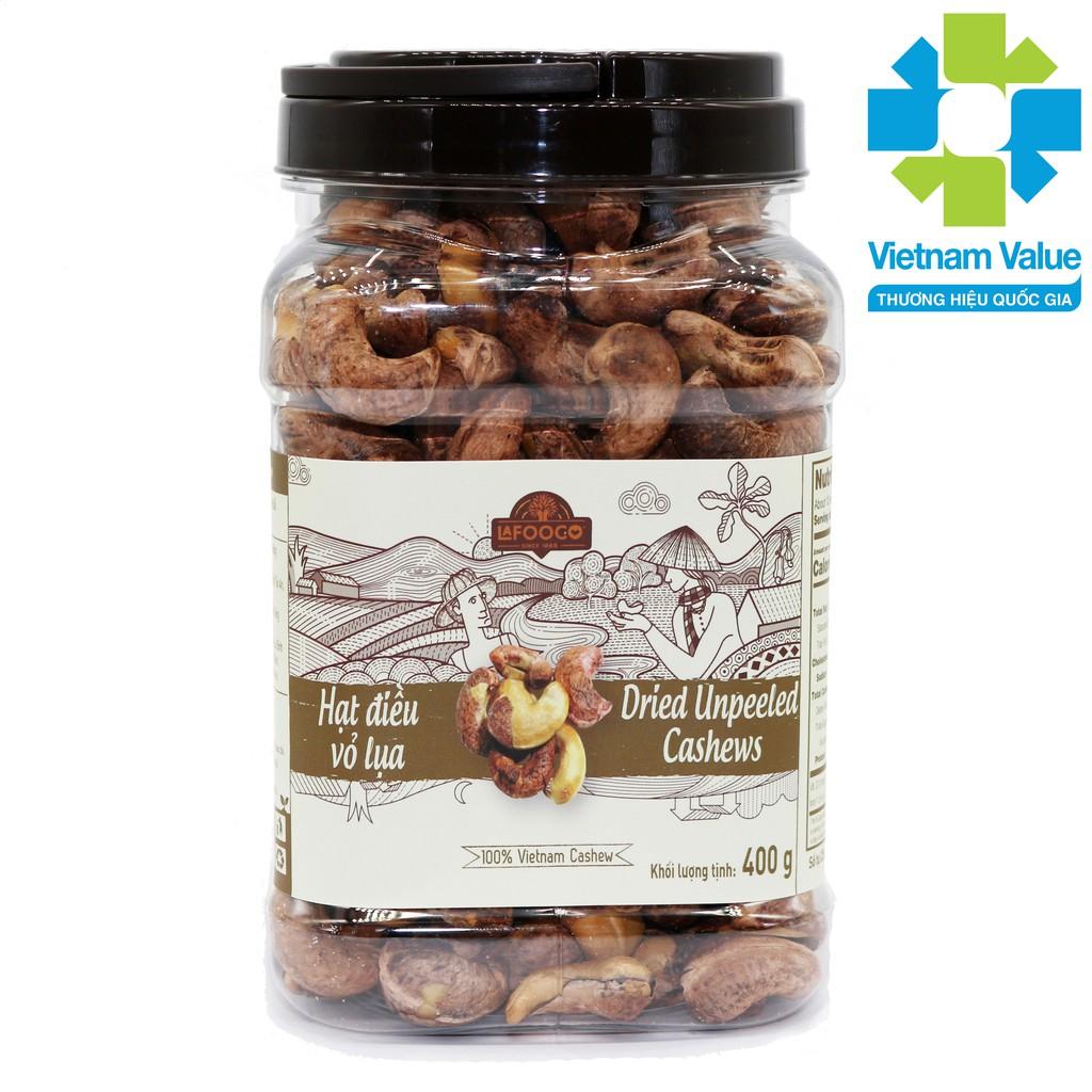 HẠT ĐIỀU VỎ LỤA 400g LAFOOCO Dried unpeel cashew nuts