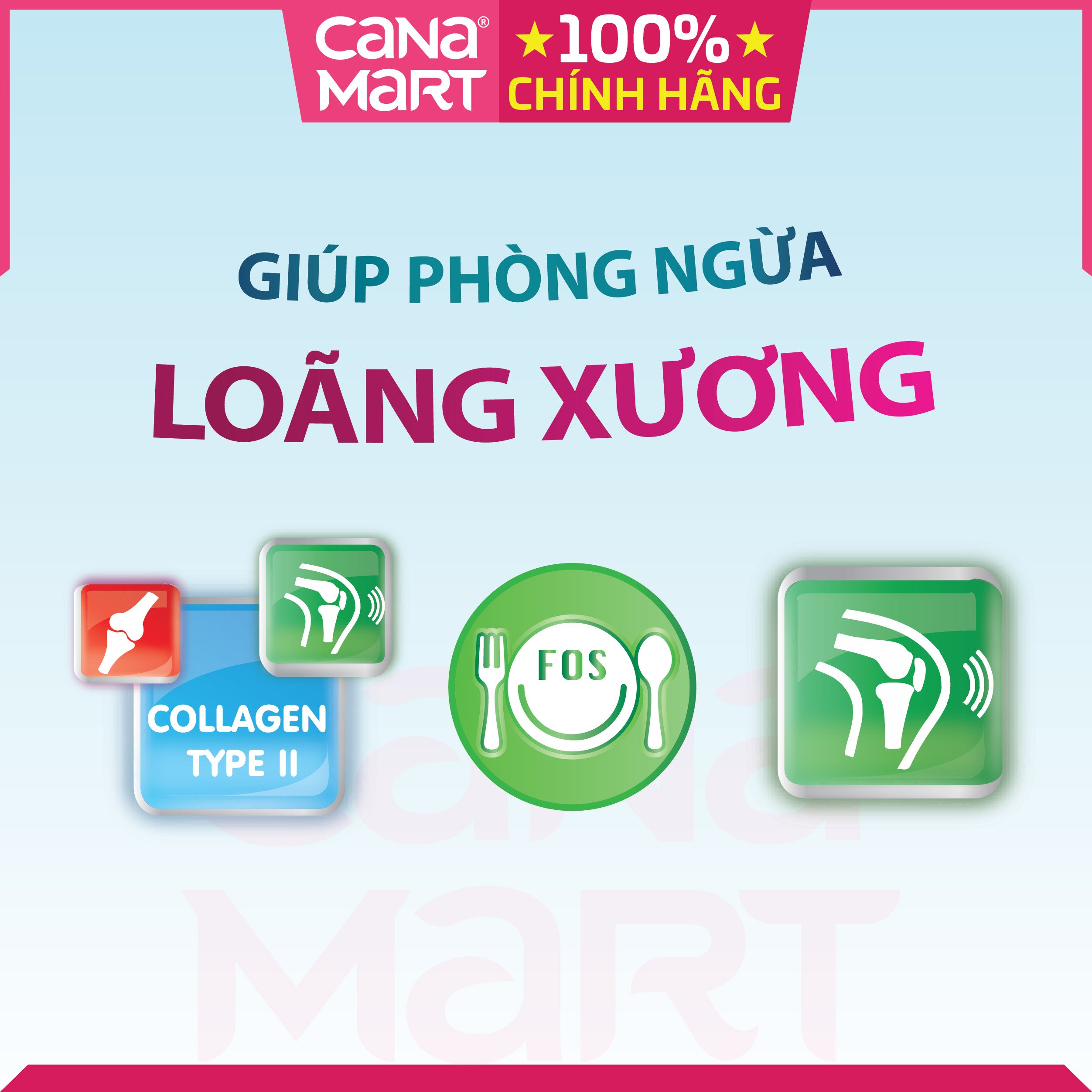 Sữa bột Nutricare Bone phòng chống loãng xương sụn khớp cho người lớn tuổi (900g)