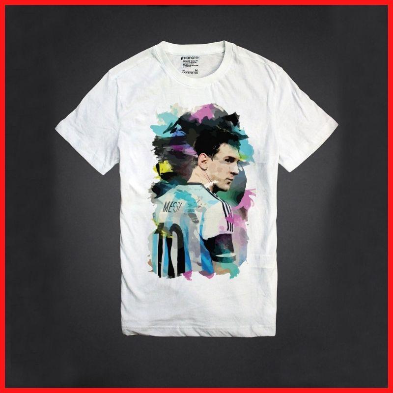 Áo Thun Nam In Hình Cầu Thủ Argentina Messi ATN3517 - J.A Shop