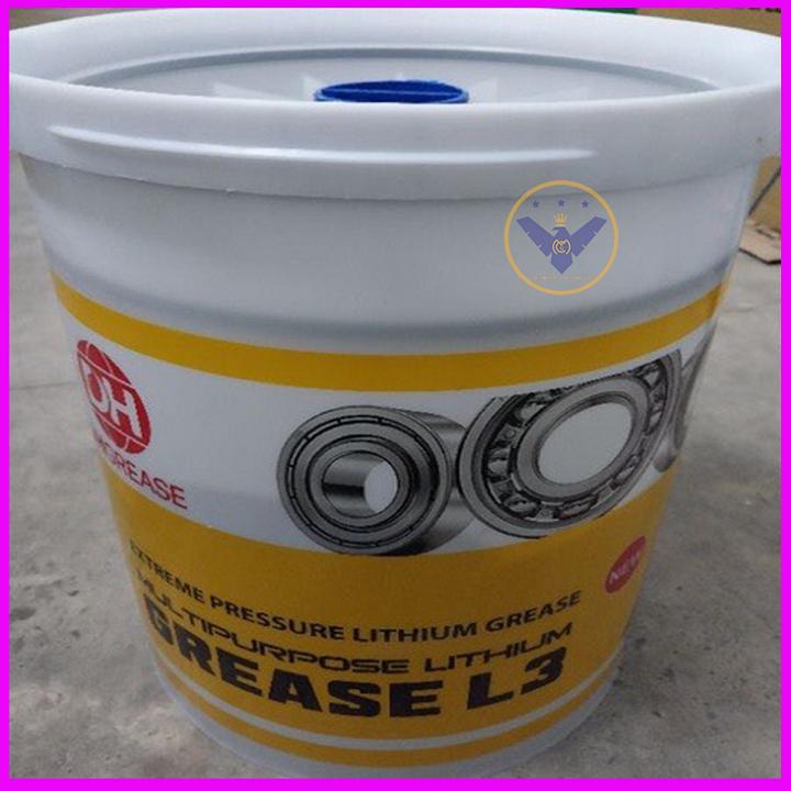 Mỡ Bôi Trơn DH Grease L3 Có Đĩa Hút Chịu Nhiệt - xô 13kg