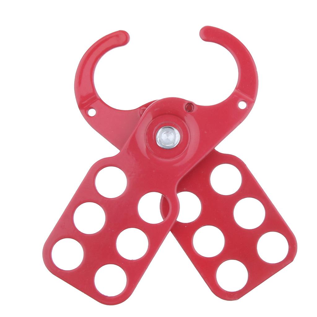 Khóa Tagout Chốt Bấm Với PE Bọc Tay Cầm Giữ Lên Đến 6 Khóa Móc Treo, 1 ''Hàm