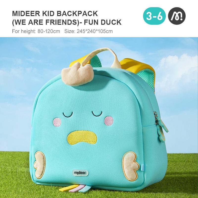 Balo cho bé mẫu giáo Mideer Backpack cho trẻ em mầm non đi học