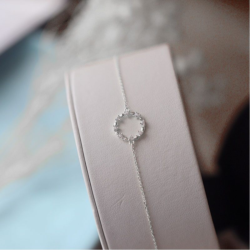 Vòng Tay Bạc Nữ Mặt Trời Thanh Mảnh, Vòng Bạc Nữ Đơn Giản - L2660 - Bảo Ngọc Jewelry