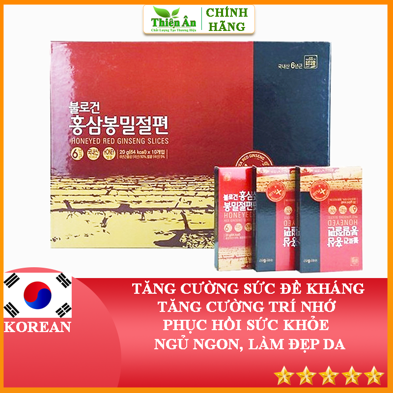 Hồng Sâm Lát Tẩm Mật Ong 200g Deadong