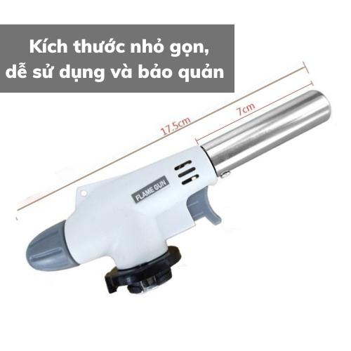 Khò gas mini đa năng tiện lợi đầu khò thép không gỉ chỉnh nhiệt lên tới 1400 độ C cho nấu ăn pha chế bảo hành 1 đổi 1