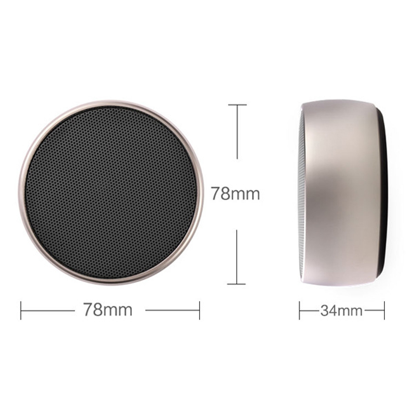 Loa Bluetooth nhỏ gọn âm thanh cực hay Supper Bass , vỏ kim loại nguyên khối nhỏ gọn sang trọng dễ dàng mang khi di chuyển BS01- Hàng nhập khẩu