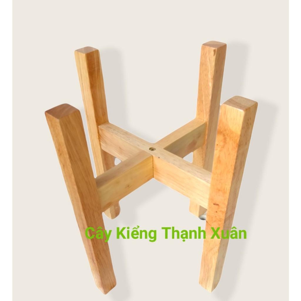 Kệ Đôn Giá Gỗ Để Chậu Cây, Chậu Hoa Trang Trí Nhà Cửa, KT Lọt Lòng 20cm, Kệ Tháo Rời, Màu Gỗ