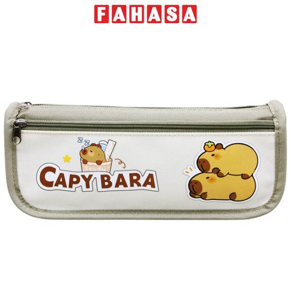 Bóp Viết Vải Capybara - Shunde 9111 - Màu Xám