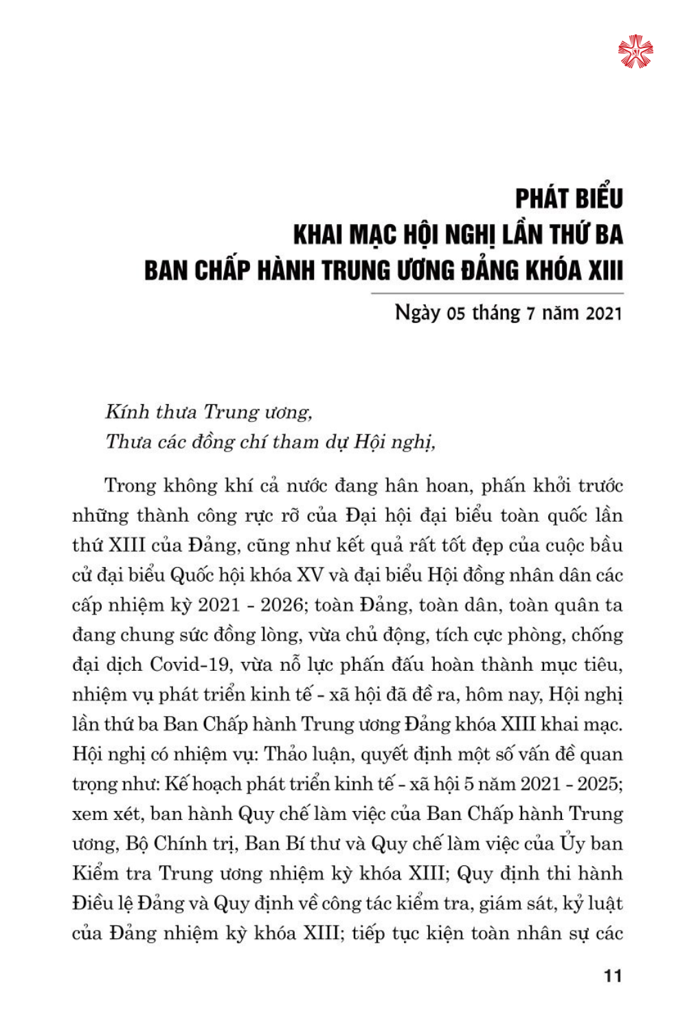 Biến thách thức thành cơ hội. Quyết tâm đột phá đưa đất nước phát triển nhanh, bền vững (bản in 2024)