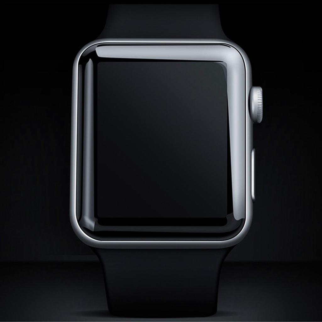 Screen Protector 40mm for iWatch 4 Scratch Resistant Full Coverage Protective Tempered Glass HD Film Glass Case with 3D Curved Edge Clear Cover