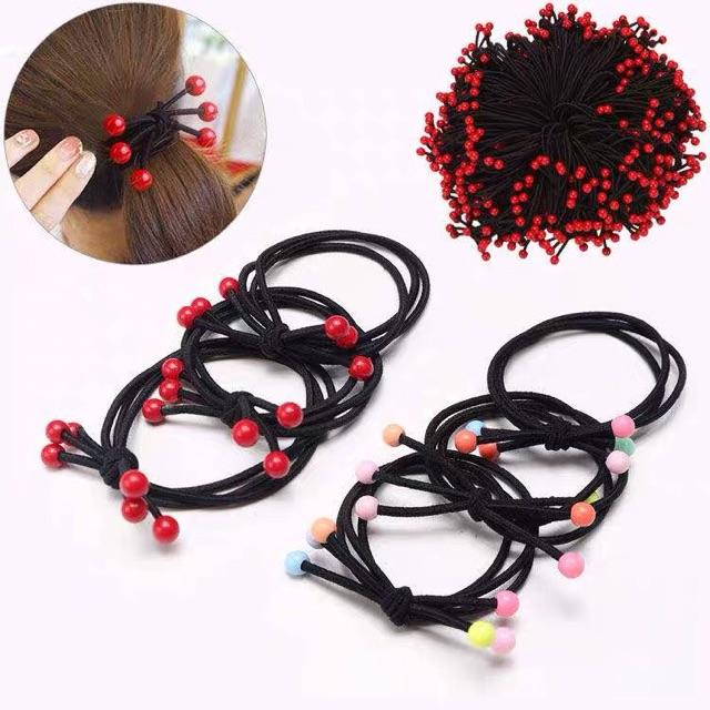 Dây buộc tóc - vòng tay 3 vòng dây chắc chắn phối hạt xinh xắn trẻ trung sành điệu